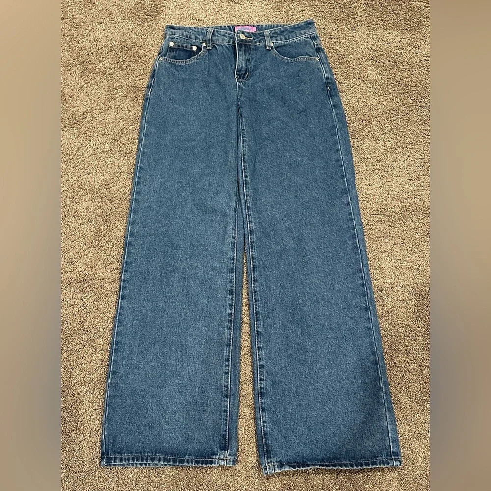NWT Edikted Raelyn Low Rise Jean sz Small - Picture 3 of 6